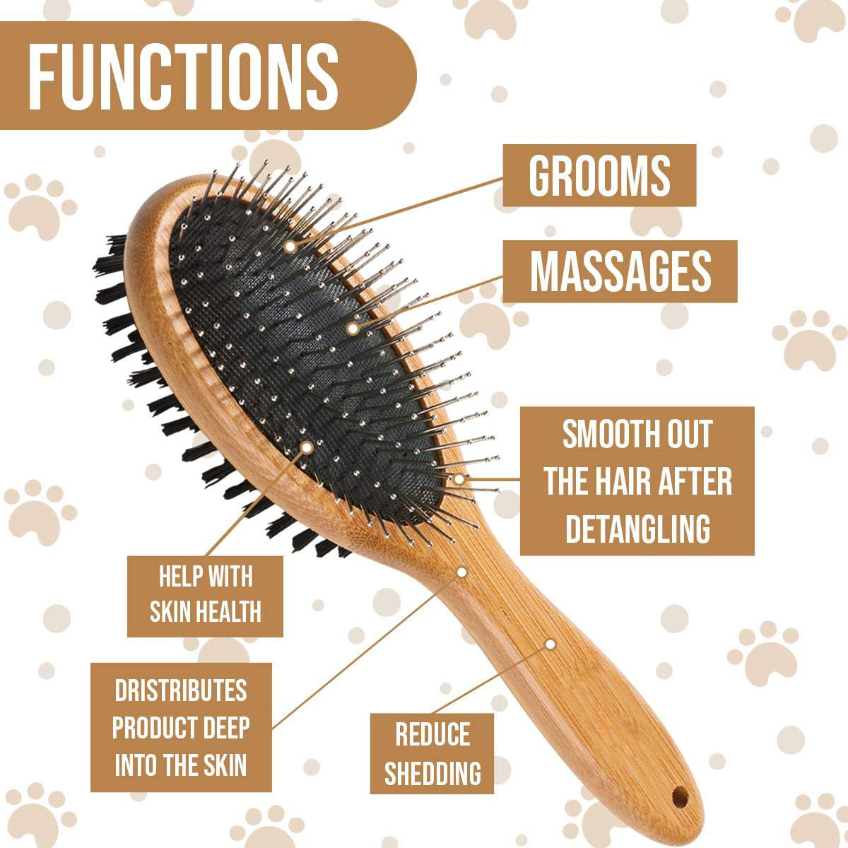 Double Sided Dog & Cat Brush